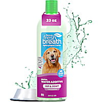 TropiClean Fresh Breath Dental Water Additive Plus Hip & Joint for Dogs