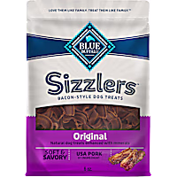 Blue Buffalo Sizzlers Bacon-Style with Real USA Pork, Original Flavor Dog Treats