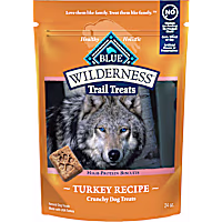 Blue Buffalo Wilderness Trail Treats High Protein Grain Free Turkey Recipe Dog Biscuits Crunchy Dog Treats
