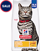 Hill's Science Diet Adult Urinary & Hairball Control Chicken Recipe Dry Cat Food