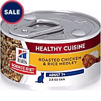 Hill's Science Diet Roasted Chicken & Rice Medley Senior 7+ Healthy Cuisine Canned Cat Food