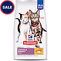 Hill's Science Diet Adult Multiple Benefit Chicken Recipe Dry Cat Food