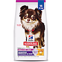 Hill's Science Diet Adult Sensitive Stomach & Skin Small & Mini Chicken Recipe Dry Dog Food