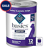 Blue Buffalo Basics Grain-Free, Turkey, Senior Wet Dog Food