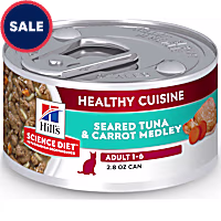 Hill's Science Diet Adult Healthy Cuisine Seared Tuna & Carrot Medley Canned Wet Cat Food