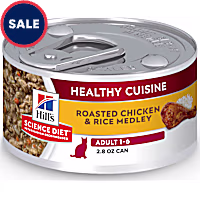 Hill's Science Diet Adult Healthy Cuisine Roasted Chicken & Rice Medley Canned Wet Cat Food
