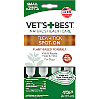 Vet's Best Topical Flea & Tick Treatment for Dogs up to 15 lbs.