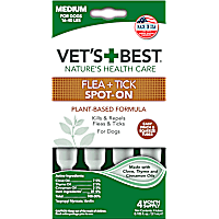 Vet's Best Topical Flea & Tick Treatment for Dogs 16 to 40 lbs.