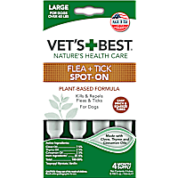 Vet's Best Topical Flea & Tick Treatment for Dogs Over 40 lbs.