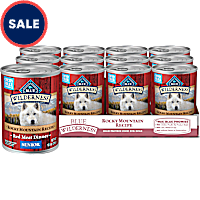 Blue Buffalo Wilderness Red Meat Dinner Senior Wet Dog Food