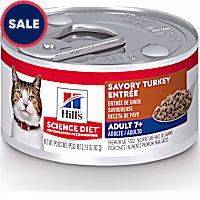 Hill's Science Diet Adult 7+ Savory Turkey Entree Canned Wet Cat Food