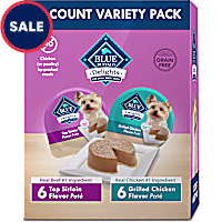 Blue Buffalo Delights Small Breed Natural Wet Dog Food Chicken Variety Pack