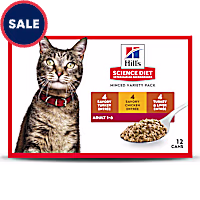 Hill's Science Diet Adult Entree Can Variety Pack Cat Food