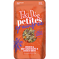 Tiki Dog Petites Grain Free Chicken & Beef Wet Dog Food Pouches