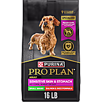 Purina Pro Plan Sensitive Skin & Stomach, Salmon & Rice Formula Small Breed Dry Dog Food