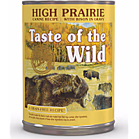 Taste of the Wild High Prairie Grain-Free Canine Recipe Wet Canned Dog Food with Bison in Gravy