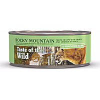 Taste of the Wild Rocky Mountain Feline Cat Food Recipe with Salmon & Venison in Gravy