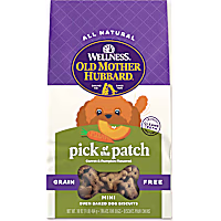 Wellness Old Mother Hubbard Pick of the Patch Natural Grain Free Mini Oven-Baked Biscuits Dog Treats