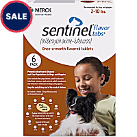 Sentinel Flavor Tabs for Dogs 2 to 10 lbs