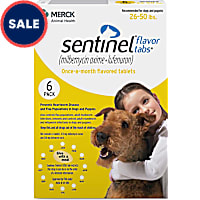 Sentinel Flavor Tabs for Dogs 26 to 50 lbs