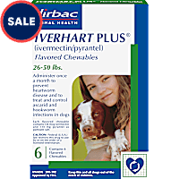 Iverhart Plus Chewable Tablets for Dogs 26 to 50 lbs.