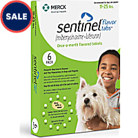 Sentinel Flavor Tabs for Dogs 11 to 25 lbs