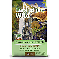 Taste of the Wild Rocky Mountain High Protein Grain-Free Recipe with Roasted Venison & Smoke-Flavored Salmon Dry Cat Food