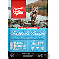 ORIJEN Six Fish Recipe Grain Free High Protein Premium Dry Cat Food