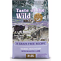 Taste of the Wild Sierra Mountain Grain-Free Roasted Lamb Dry Dog Food