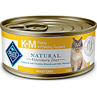 Blue Buffalo Natural Veterinary Diet K+M Kidney + Mobilty Support Formula Chicken Wet Cat Food