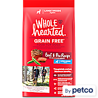 WholeHearted Large Breed Beef & Pea Recipe Dry Puppy Food