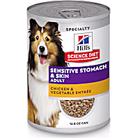 Hill's Science Diet Adult Sensitive Stomach & Sensitive Skin Chicken & Vegetable Entree Canned Dog Food