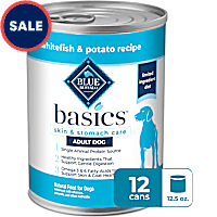 Blue Buffalo Basics Grain-Free, Whitefish, Adult Wet Dog Food
