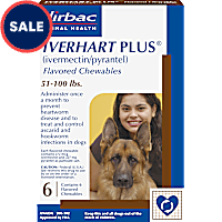 Iverhart Plus Chewable Tablets for Dogs 51-100 lbs