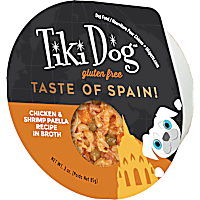 Tiki Dog Petites Gourmet International Spanish Paella with Chicken & Shrimp Wet Food