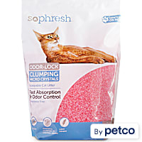 So Phresh Scoopable Odor-Lock Clumping Micro Crystal Cat Litter in Pink Silica