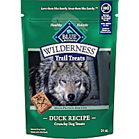 Blue Buffalo Wilderness Trail Treats High Protein Grain Free Duck Recipe Dog Biscuits Crunchy Dog Treats