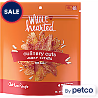 WholeHearted Culinary Cuts Chicken Recipe Jerky Dog Treats