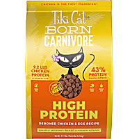 Tiki Cat Born Carnivore High Protein Deboned Chicken & Egg Dry Cat Food