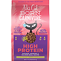 Tiki Cat Born Carnivore High Protein Chicken Herring & Salmon Meal Dry Cat Food
