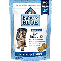 Blue Buffalo Baby BLUE Soft Biscuits, Chicken & Carrots, Natural Dog Treats