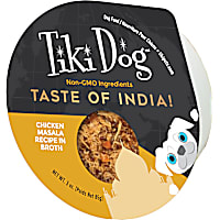 Tiki Dog Gourmet Taste of India Chicken Masala Recipe in Broth Wet Food
