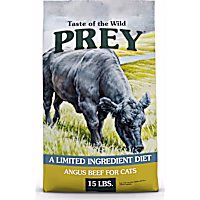 Taste of the Wild Prey Angus Beef Limited Ingredient Recipe Dry Cat Food