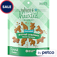 WholeHearted Tasty Snacks Animal Crackers Treats for Dogs