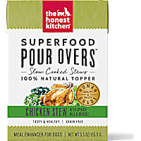 The Honest Kitchen Superfood Pour Overs: Chicken Stew with Spinach, Kale & Broccoli Wet Dog Food Topper