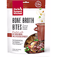 The Honest Kitchen Bone Broth Bites: Roasted with Beef Bone Broth, Sweet Potatoes & Parsley Dog Treats