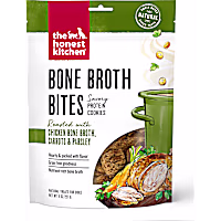 The Honest Kitchen Bone Broth Bites: Roasted with Chicken Bone Broth, Carrots & Parsley Dog Treats