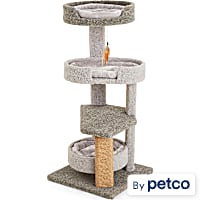 EveryYay Lookout Loft 4-Level Cat Tree Perch with Beds