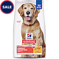 Hill's Science Diet Adult 7+ Perfect Digestion Chicken, Whole Oats & Brown Rice Recipe Dry Dog Food