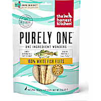The Honest Kitchen 100% White Fish Filets Dog Treats